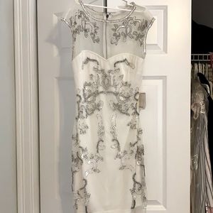 White Sequin Dress